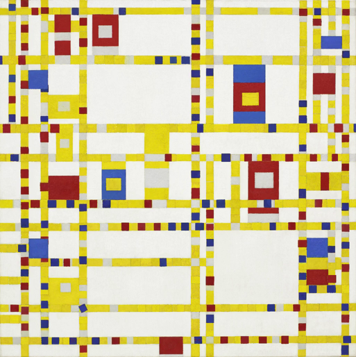 Mondrian's Broadway Boogie Woogie - in motion